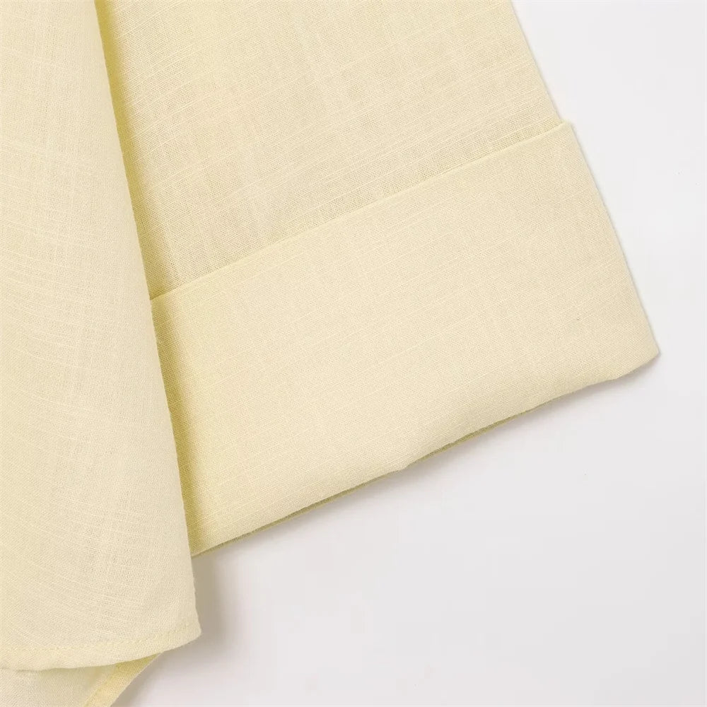 Women's shirt with collar and wide sleeves simple and casual temperament summer new style shirt