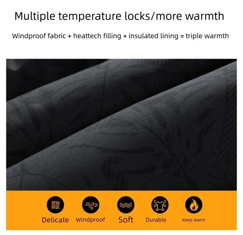 Men's coat  winter cotton padded jacket with hood  warm camouflage  thickened and down down cotton padded jacket