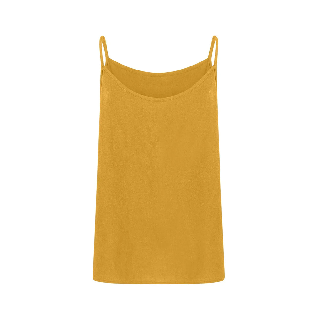 Women's tops sexys Cotton Linen Camisole Vest Summer Loose Sleeveless Versatile Bottom Top solid color blouse classic camisetas