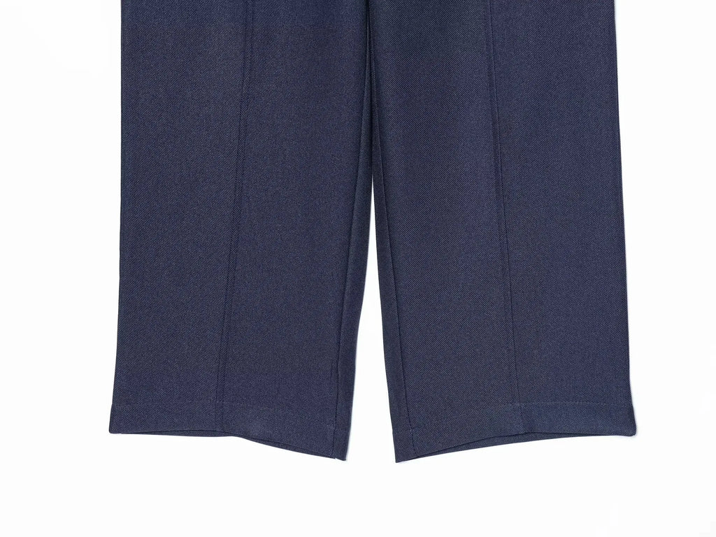 Women Winter  Autumn New Products Women's Clothing Long-sleeved Lapel Short Jacket Top Edge Straight Leg Pants Suit