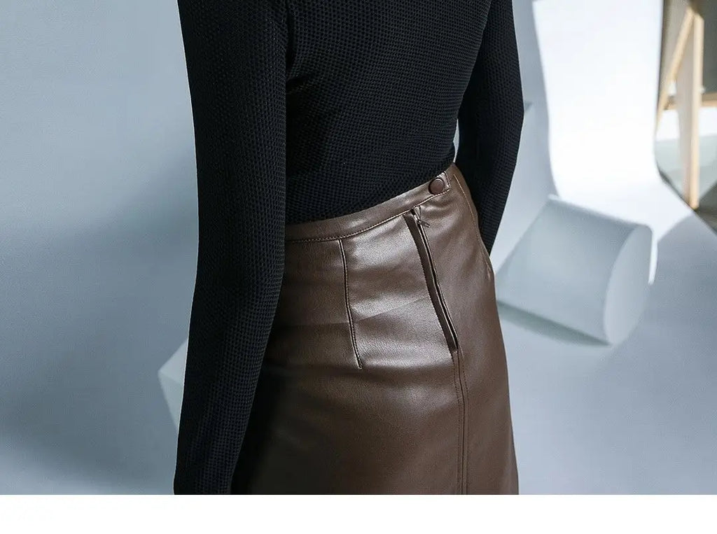 Women's Clothing Sexy See Through Mesh Patchwork Black Basic T-Shirts High Collar Elegant Chic Bright Silk Long Sleeve Slim Tops