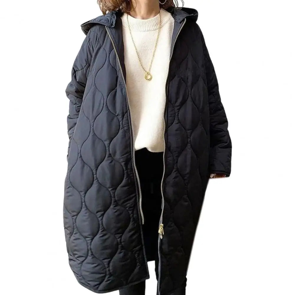 Women's Hoodies Coat Winter Warm Oversize Long Jacket Vintage Fashoin Long Sleeve Clothes Thick Overcoat Solid Woman Coat