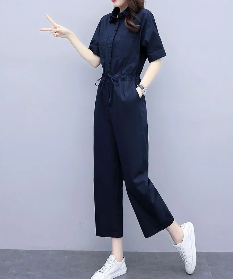 Trousers Woman Summer 2025 Top and Pant Sets for Women 2 Pieces Draw String Comfortable Outfit Cheap Casual Elegant Aesthetic D