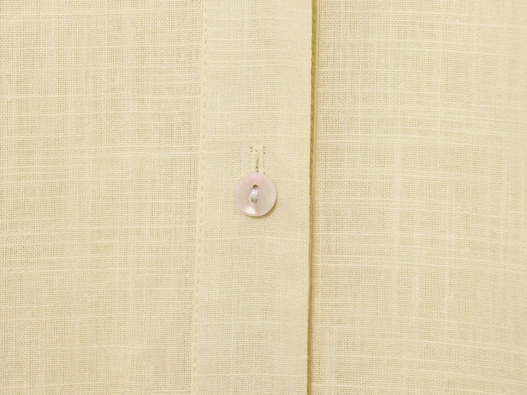 2025 Women Yellow Shirt Fashion Cotton Linen Wide-sleeved Short Shirt Single-breasted Casual Loose Blouse Mujer Roupas