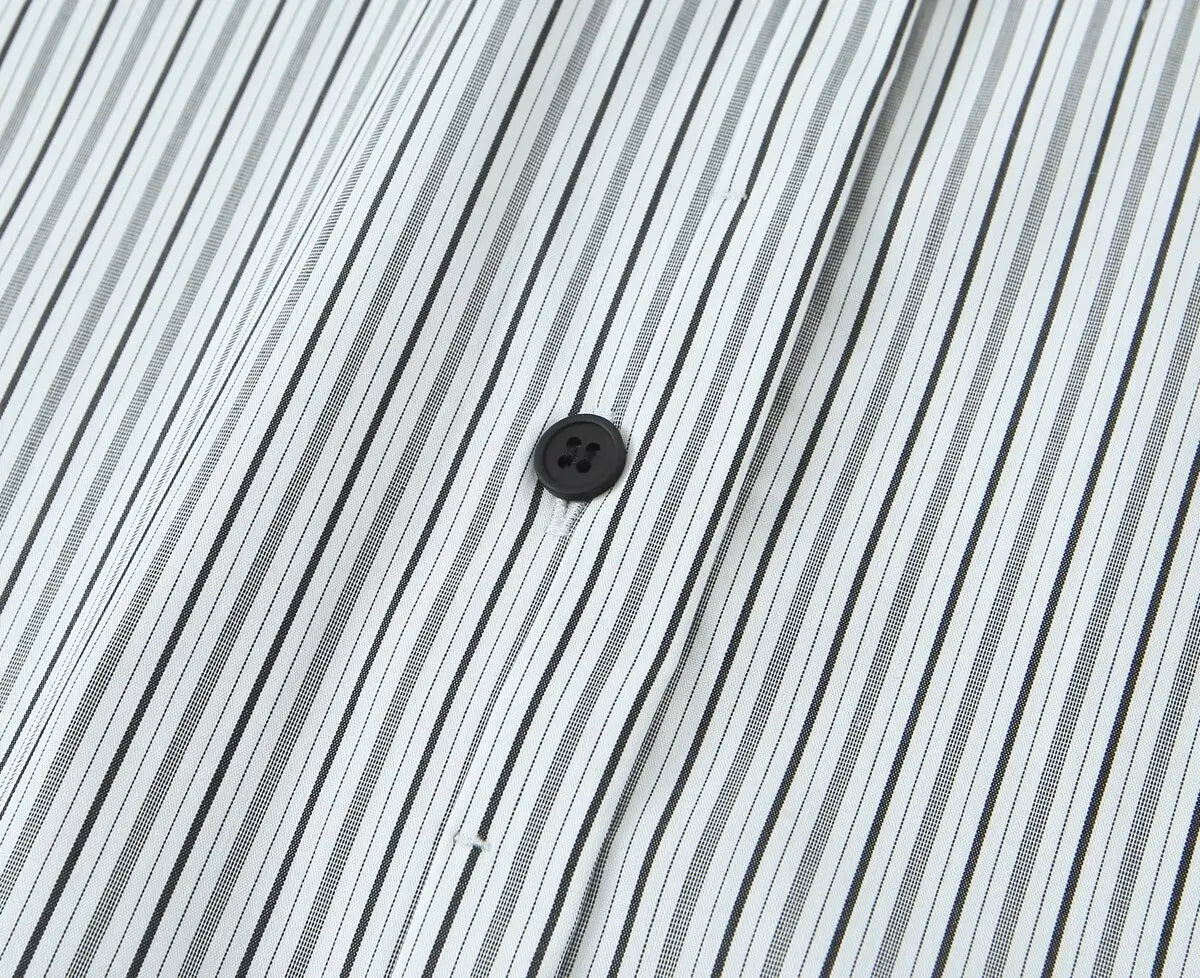 Women Shirt 2025 Women Autumn New Fashion Long Sleeves Button Striped Print Shirt With Tie Women Elegant Leisure Shirt