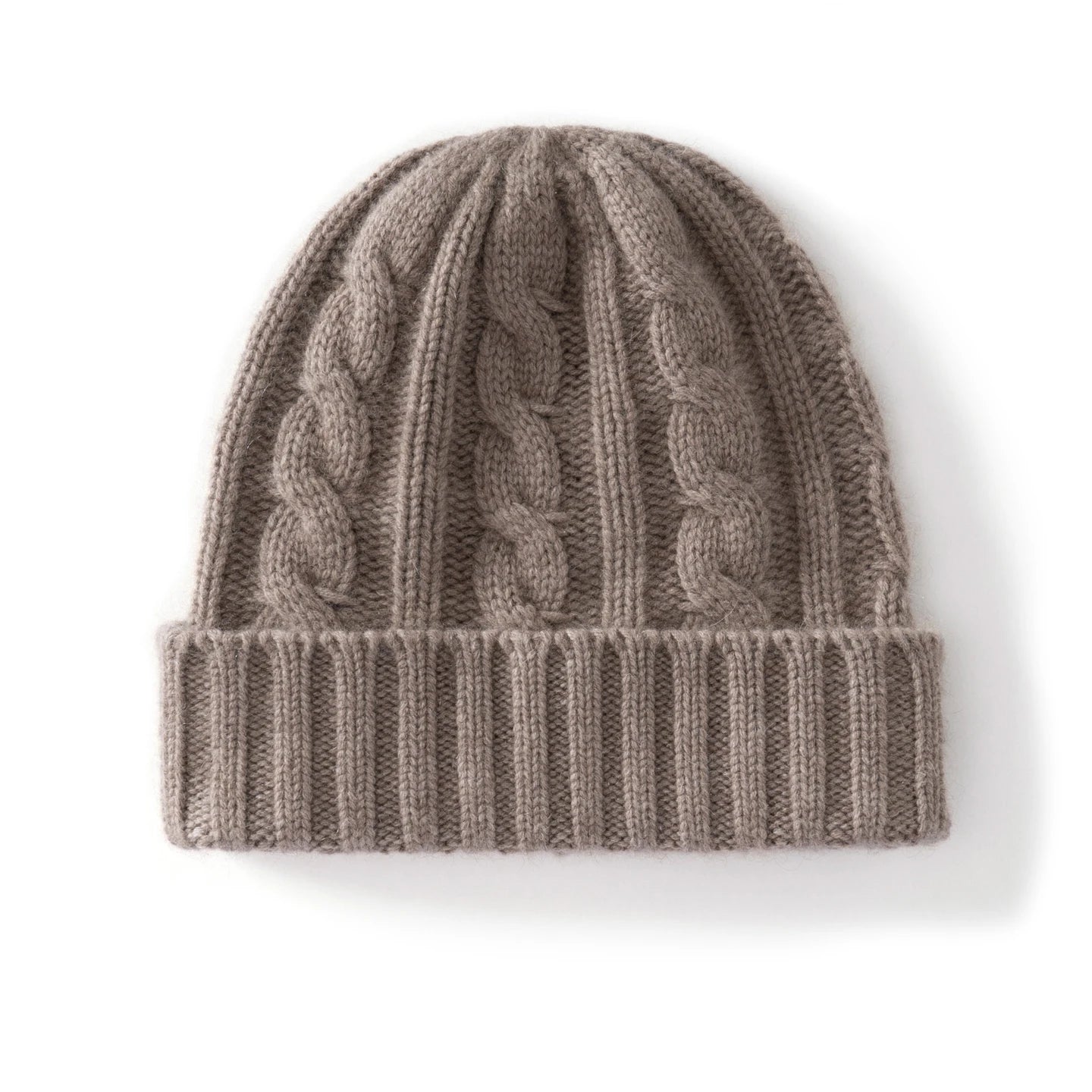 Cashmere Hat For Women/Men Winter New Thickened Fashion Solid Twisted Knitted Beanies Hats Casual Unisex Outdoor Soft Warm Caps