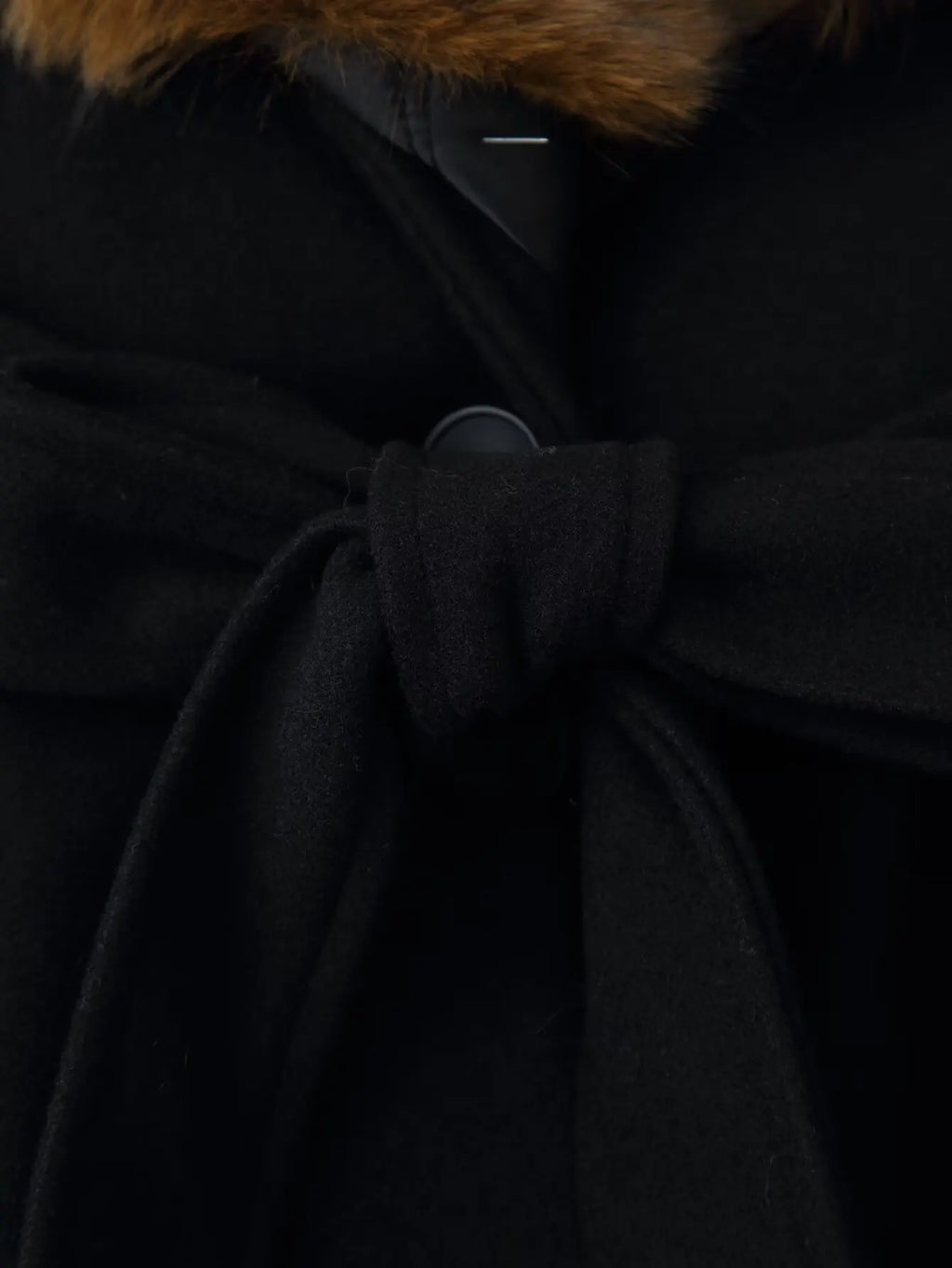 HH Women's Winter Fashion Coats Black Turn-Down Collar Long Sleeves Pockets Belt Decoration Female Elegant Slim Elegant Coat