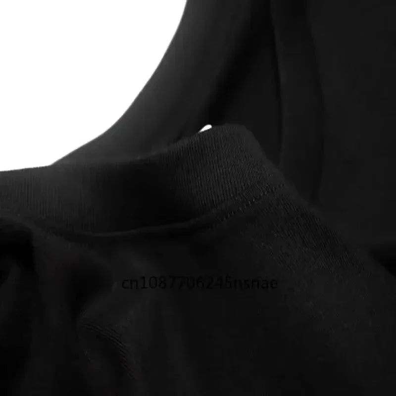 Men Clothing Summer T-shirts Black Metal T Shirt Man Behemoth Printed O Neck Short Sleeve Tees Tops Oversized Streetwear Autumn