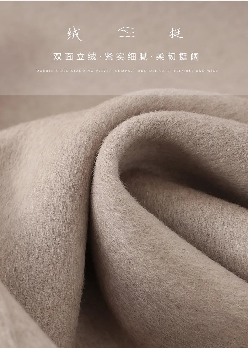 2025 Women's 100% Cashmere Thick Double sided Skirt Classic Multi functional Fashion Suitable for Business