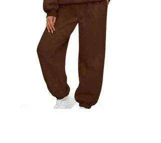 High Waist Casual Sporty Women's Pants Fashionable Home Wear Long Trousers Women's Loose Fit Sweatpants Versatile Trousers