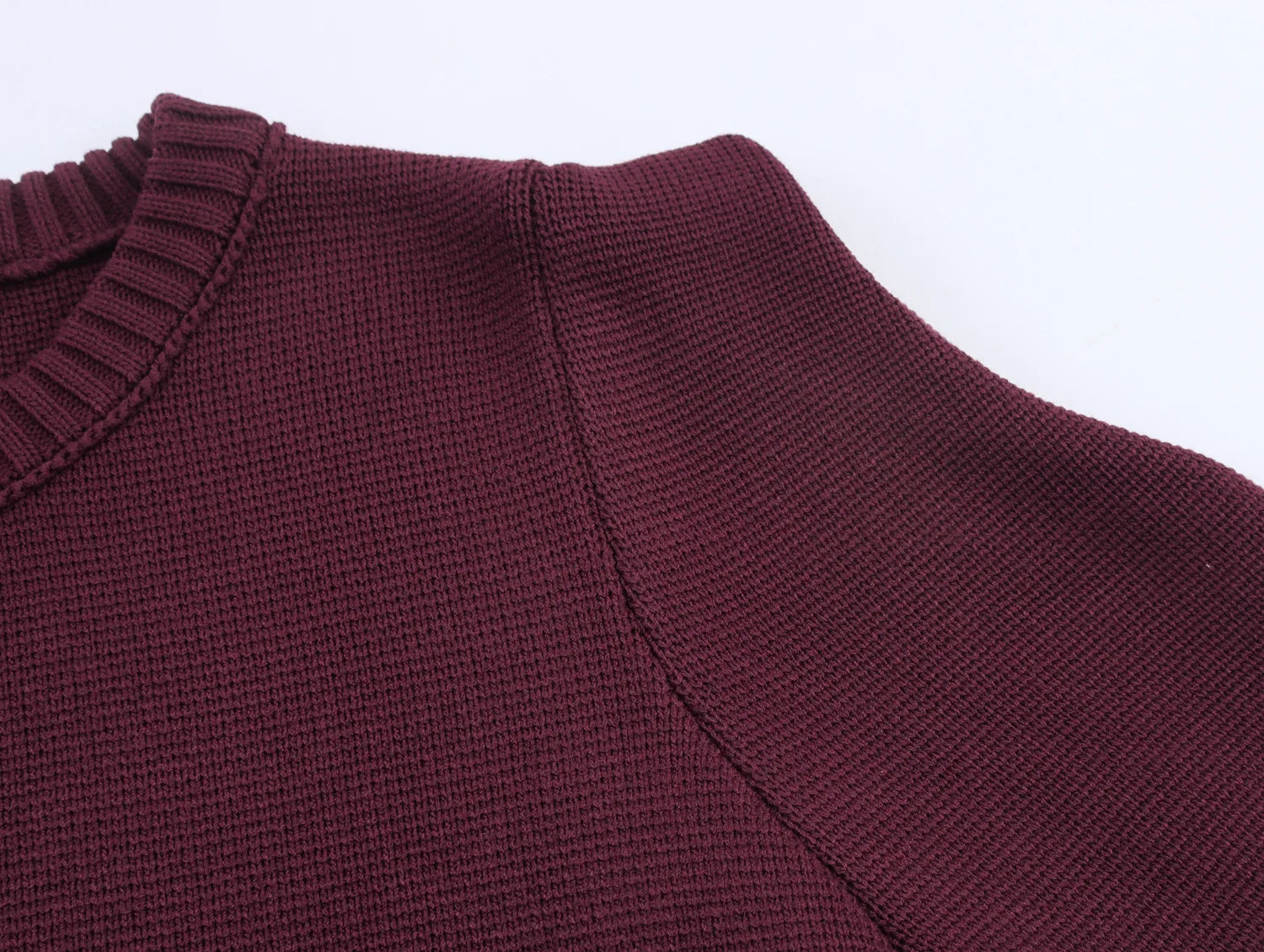 Woman's Knitted Pullover Round Neck Pleated Short Sleeve Slim Solid Color Cropped Sweater Simple Commuter Autumn Female Top