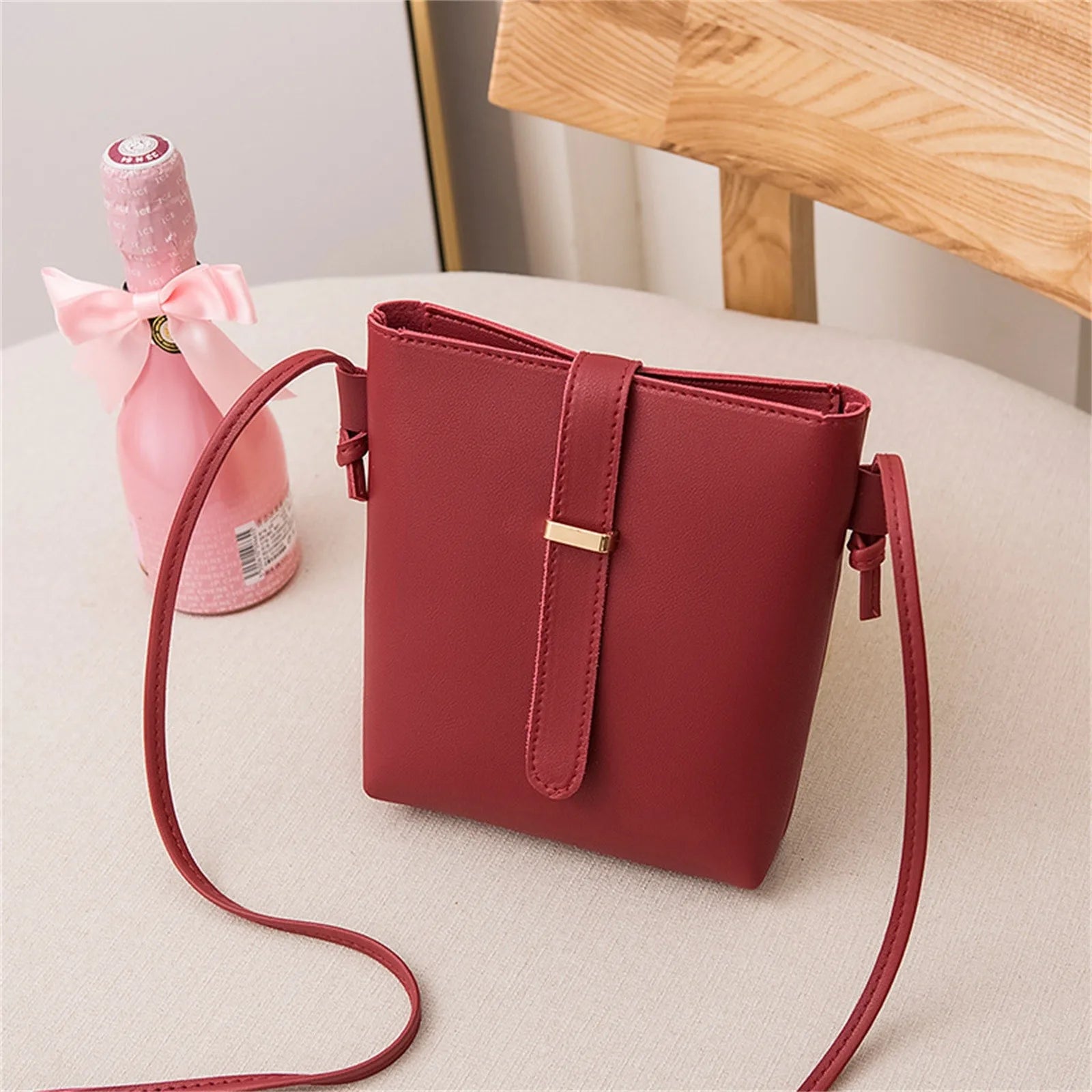 Women'S Bags Trendy Fashion Drawstring Lady Bag Cross-Border Casual Letter Handbag Mochilas Para Mujer Mochilas Femeninas