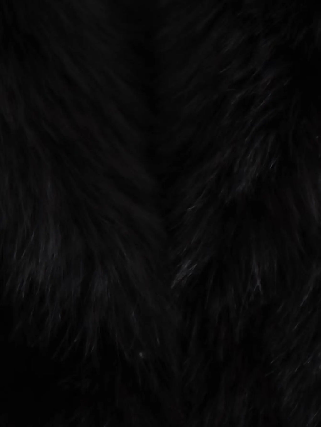 Black Faux Fur Coat for Women Autumn Winter Plush Wool Coats Black Wool & Blends Coats Outerwears Long Sleeve Warm Fur Coat