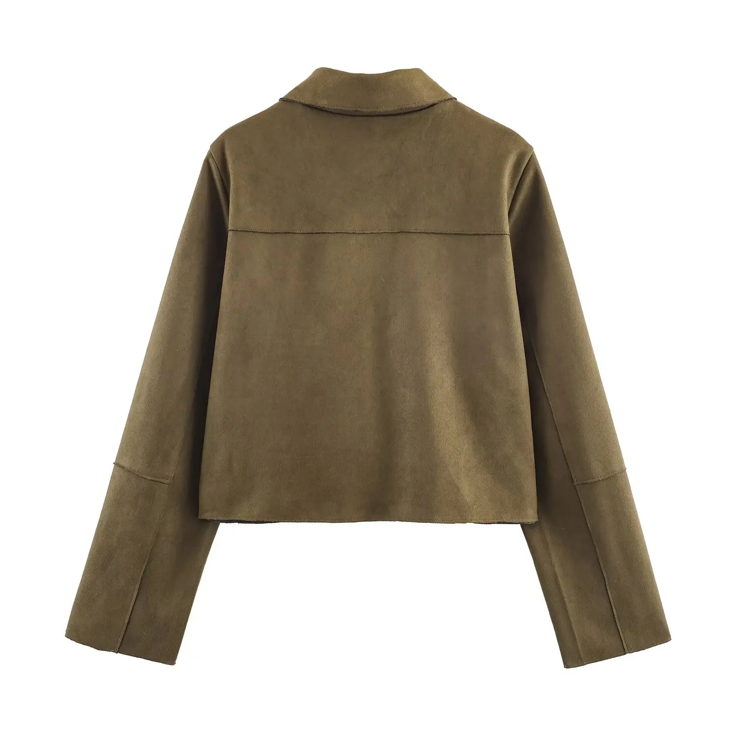 Women's Jacket 2025 New Arrival Women's Casual Fashion Short Jacket Single-Breasted Design