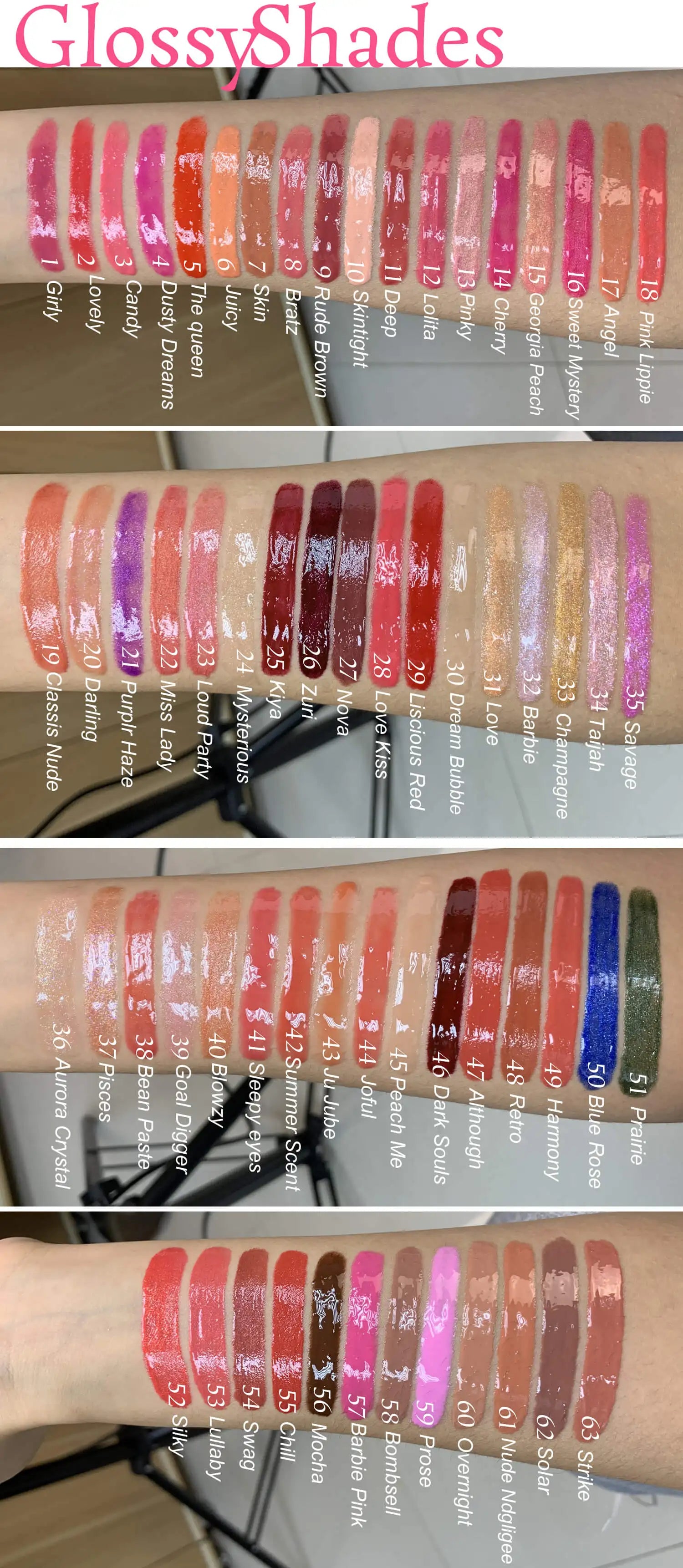 Wholesale Lip Gloss With Led Light And Mirror Private Label Lipstick Liquid Shiny Colors Lipgloss Your Own Brand Makeup Bulk