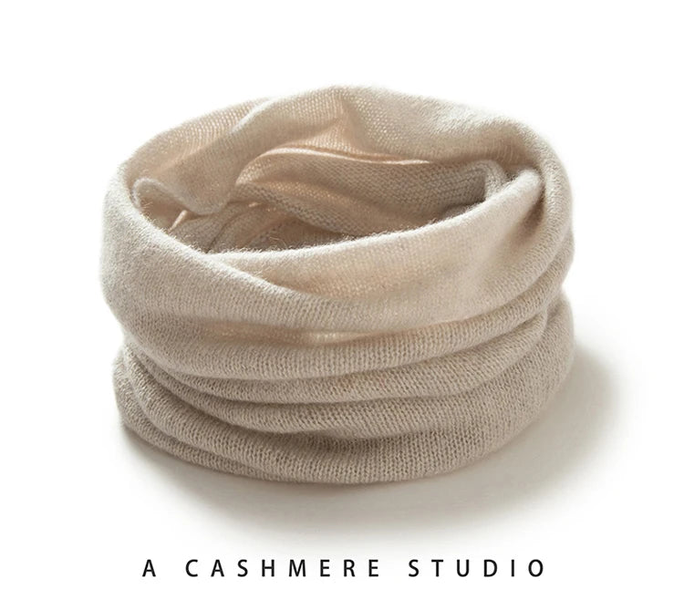Women 100% Cashmere Bottom Price Tube Scarf Light Chimney Scarf Neck Gaiter Warmer Cowl Collar Loop Soft Knit Accessories Kids