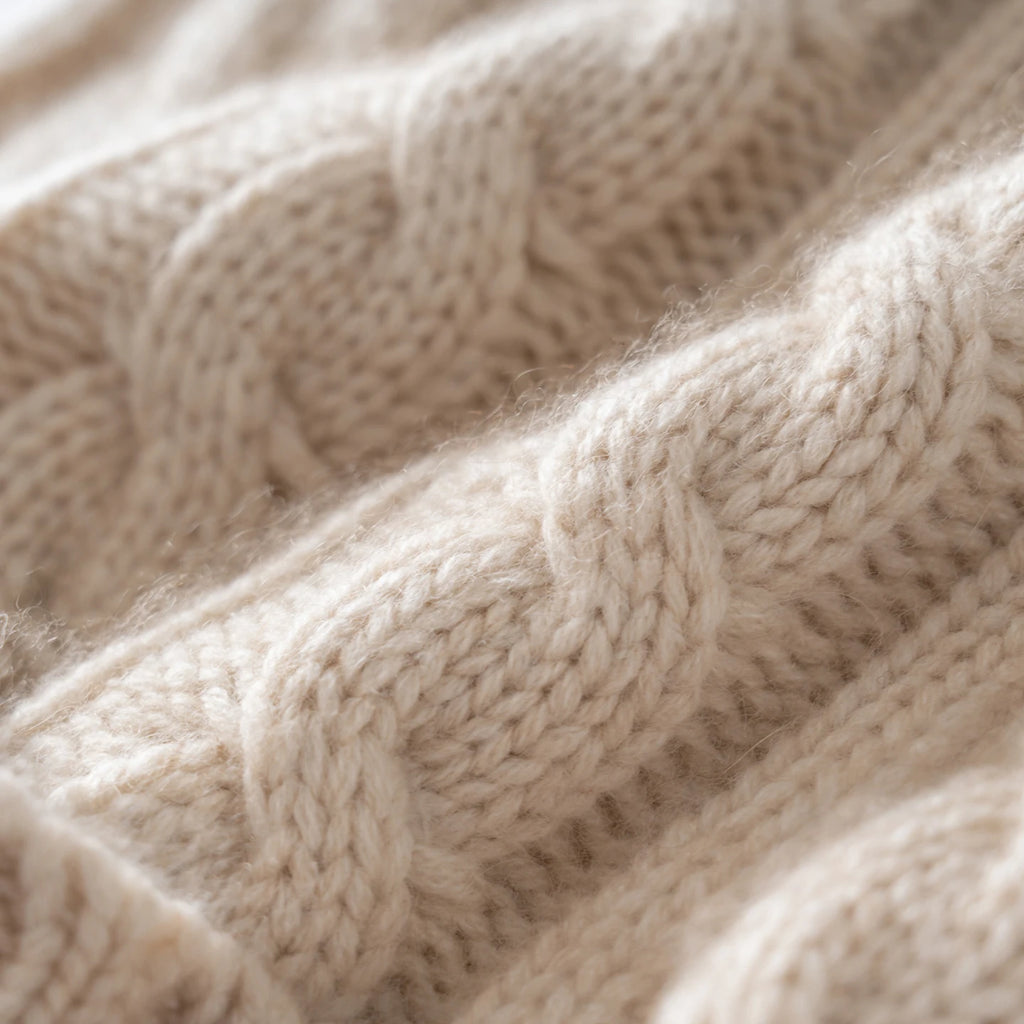 Cashmere Hat For Women/Men Winter New Thickened Fashion Solid Twisted Knitted Beanies Hats Casual Unisex Outdoor Soft Warm Caps