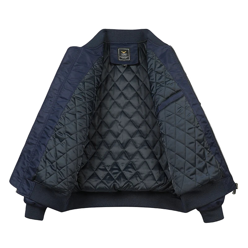 Cargo Jacket Man Autumn Winter Warm Fashion Vintage Male Coat High Street Trend All Match Streetwear Locomotive Cotton Clothing