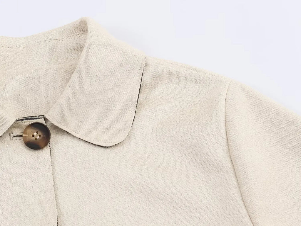 Women's Jacket 2025 New Arrival Women's Casual Fashion Short Jacket Single-Breasted Design