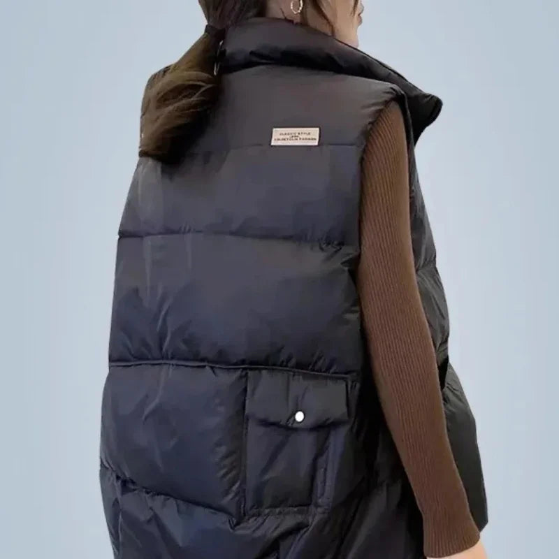 Women's Vests Warm Loose Sleeveless Youthful Trend 2025 Lady Padded Cotton Giletes Insulated Casual Demi-season Autumn Cheap