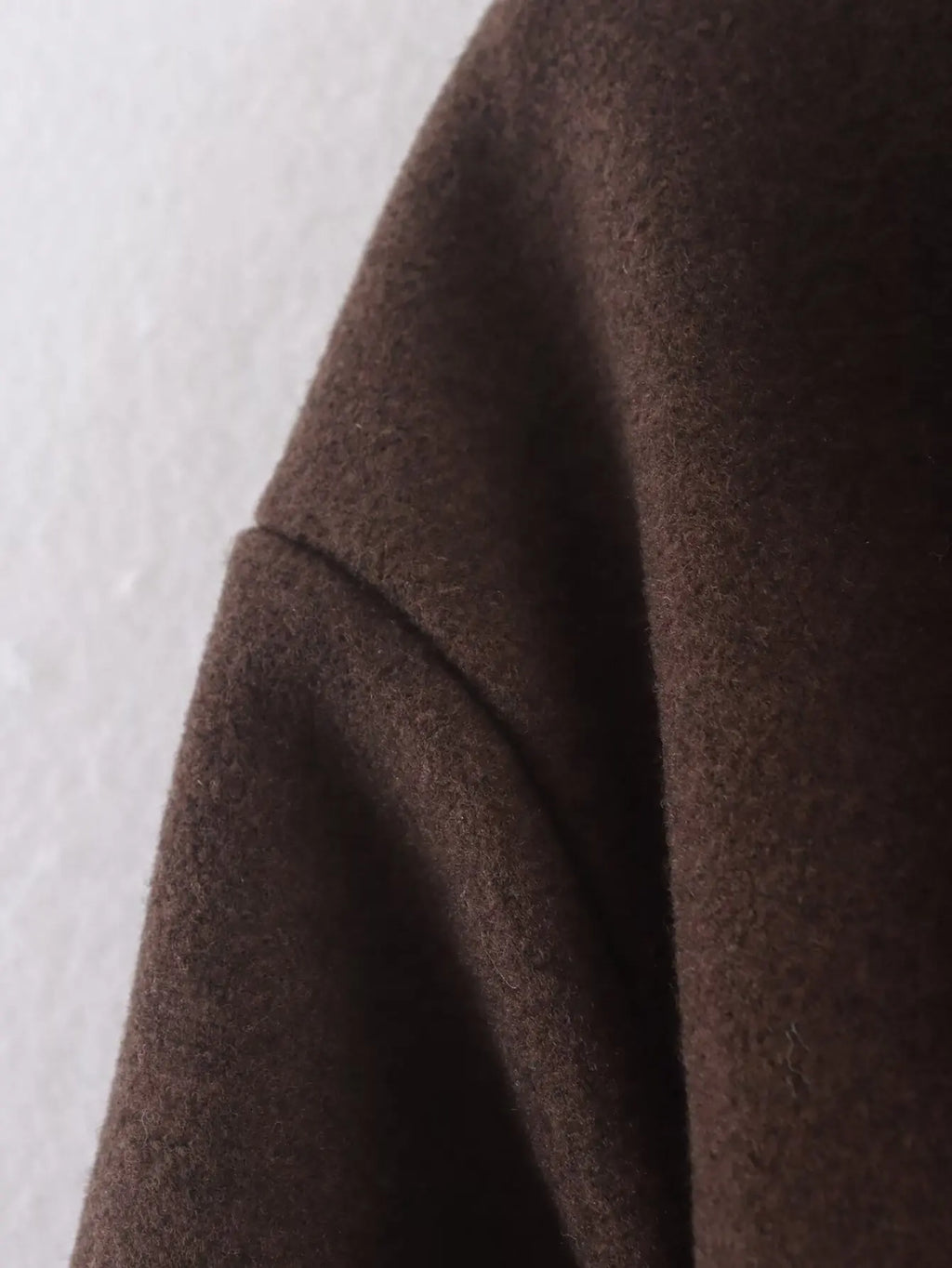 HH Women Autumn Winter New Fashion Lapel Woolen Edition Long Coat Female Simple Elegant Warm High Street Casual Jacket Mujer