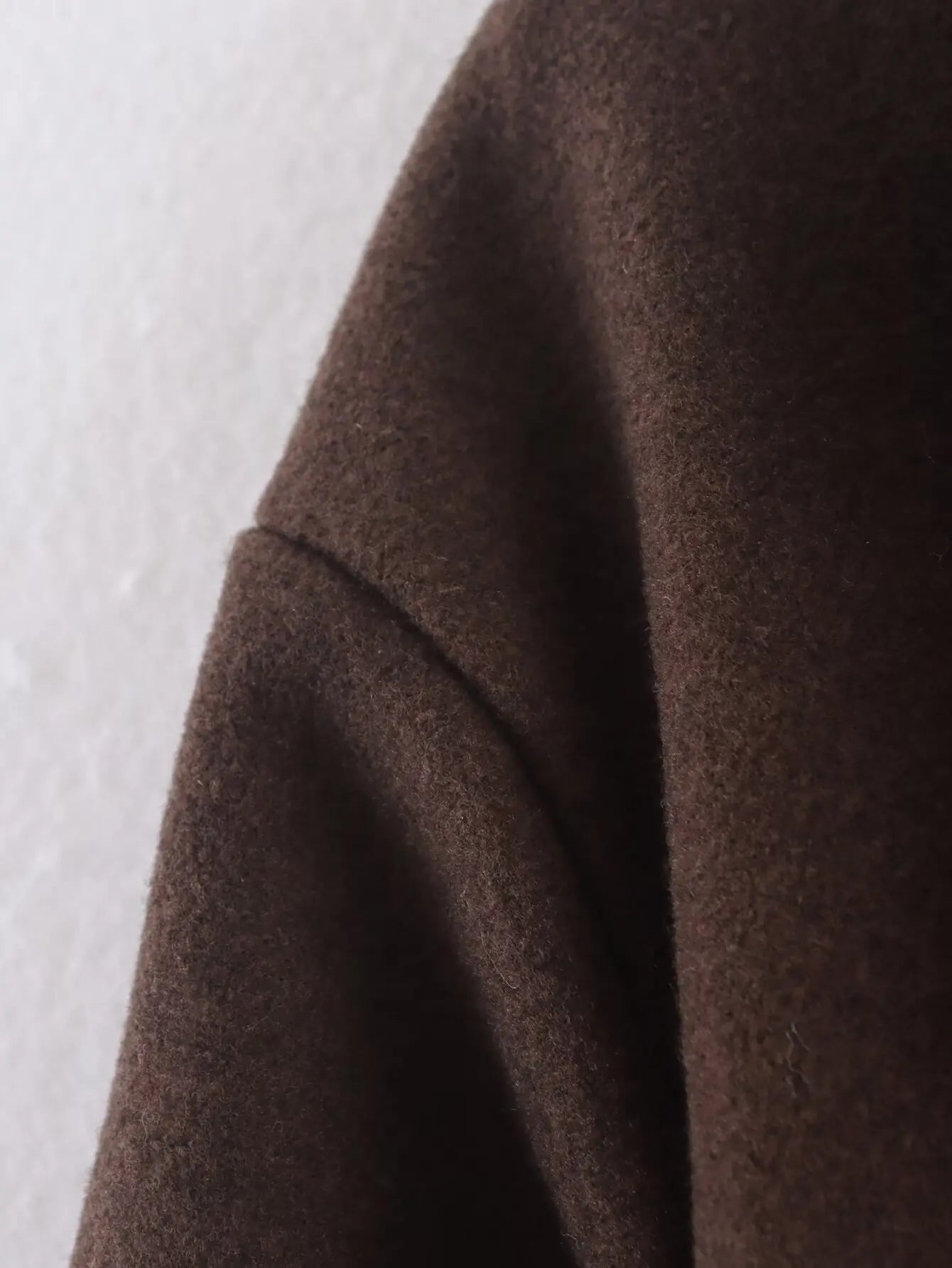 HH Women Autumn Winter New Fashion Lapel Woolen Edition Long Coat Female Simple Elegant Warm High Street Casual Jacket Mujer