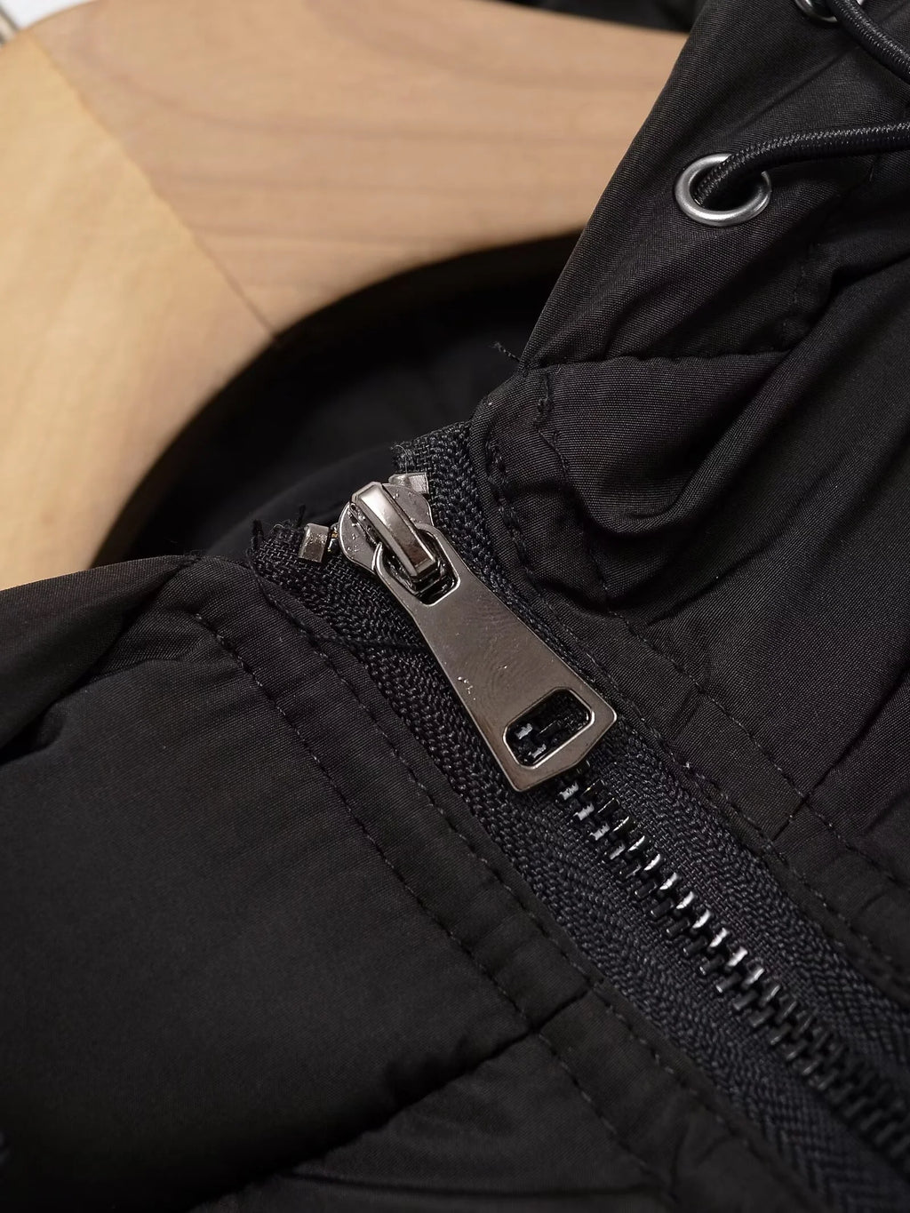 UNIZERA2025 autumn new women's casual fashion slim stretch fabric splicing cotton coat warm hooded cotton coat