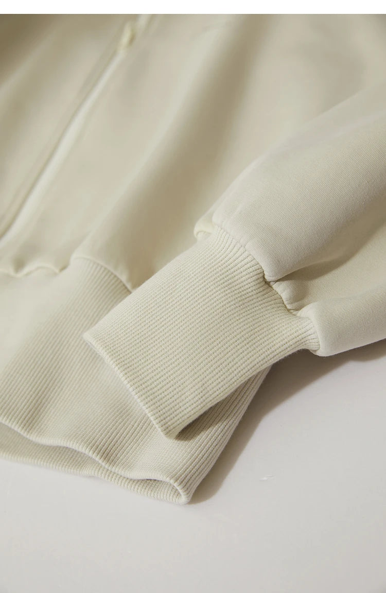 Amii Fall Clothes 2024 Women Casual Zip Up Short Coat Women Sweatshirt Solid Turtleneck Loose Sports Streetwear Jacket 12443222