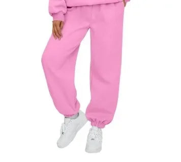 High Waist Casual Sporty Women's Pants Fashionable Home Wear Long Trousers Women's Loose Fit Sweatpants Versatile Trousers