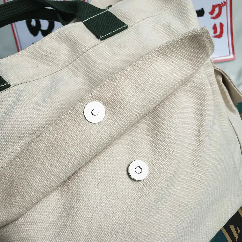 Women's School Messenger Bags For Women Shoulder Ladies Designer Handbag Solid Large Capacity Casual Canvas Shoulder Female Bags