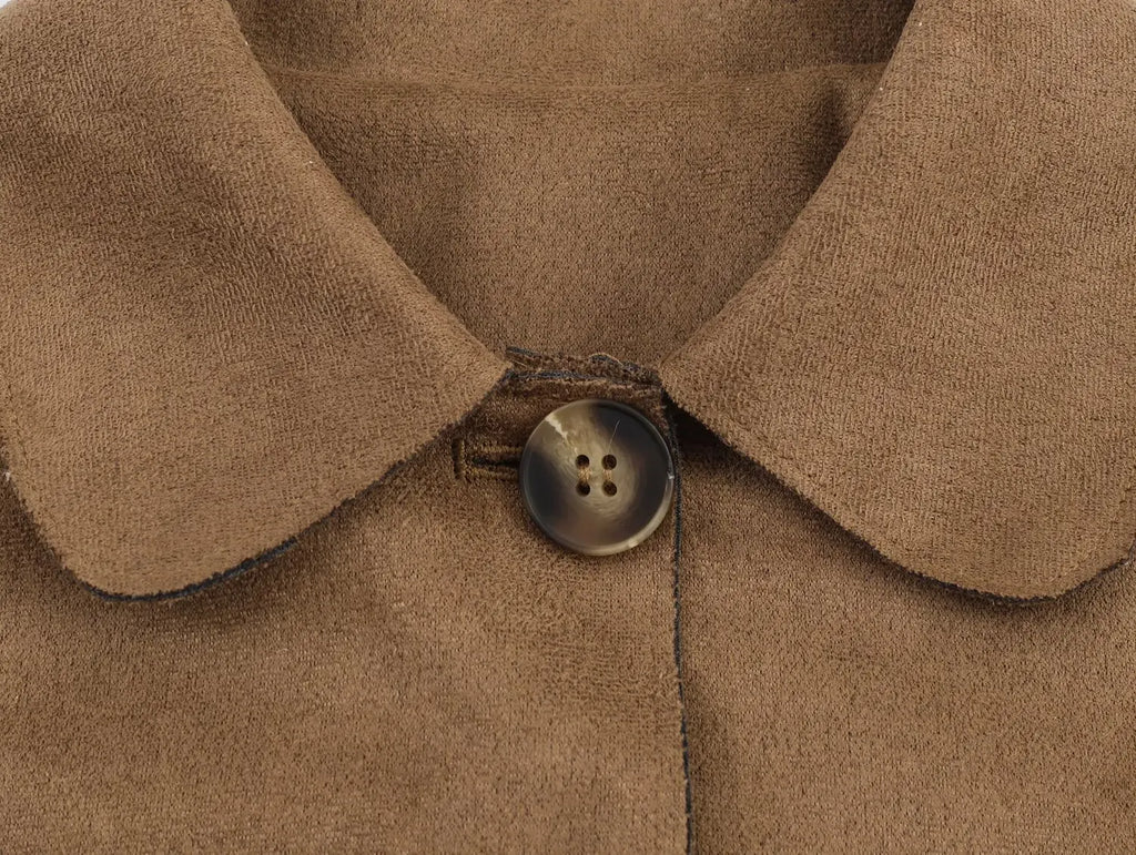 Women's Jacket 2025 New Arrival Women's Casual Fashion Short Jacket Single-Breasted Design