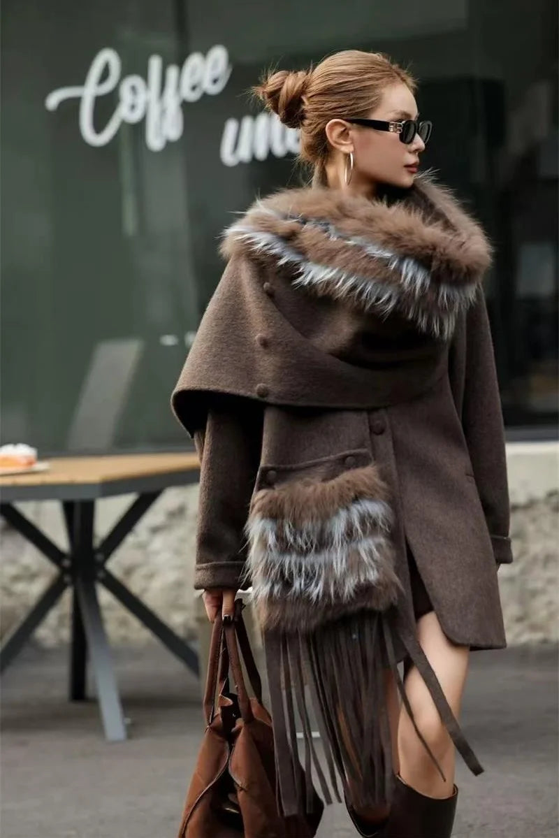 Women's Double-Faced Cashmere Coat - 2025 Autumn & Winter New Style