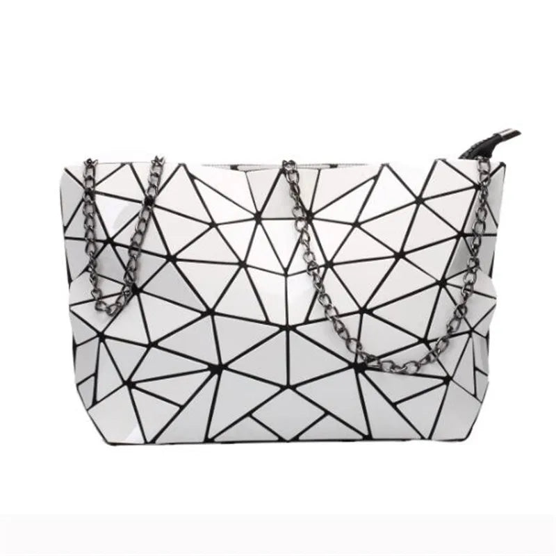 Handbags Bags For Women 2025 Designer Luxury Tote Bucket Bag Fashion Geometric Crossbody Shoulder Messenger Hand Bag Silver