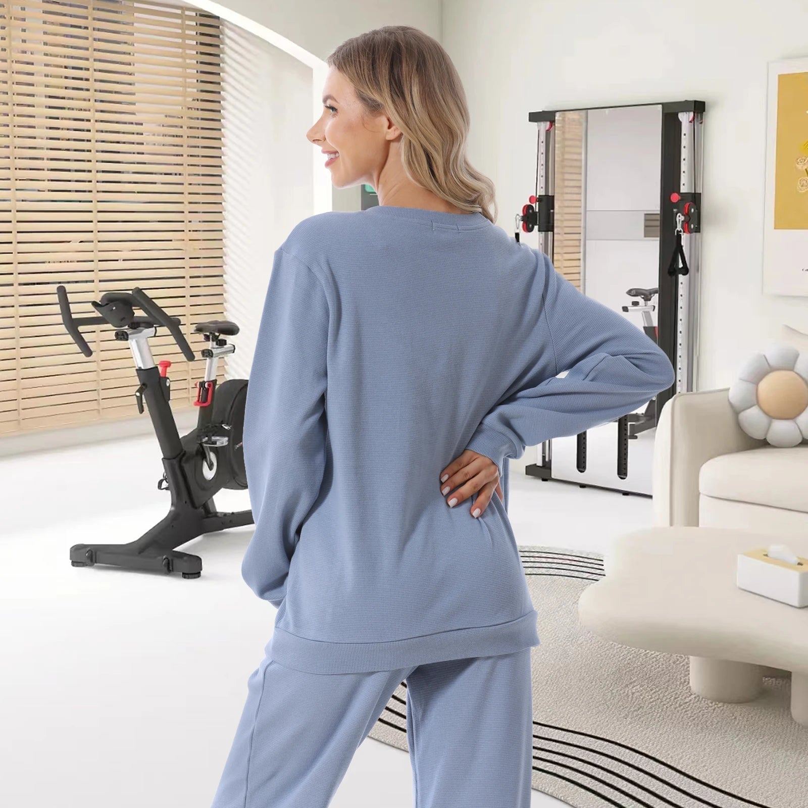 2025 New Maternity Clothes Wear Waffle Breastfeeding Sweater Hoodies Pregnancy Casual Tops for Pregnant Women Autumn Winter