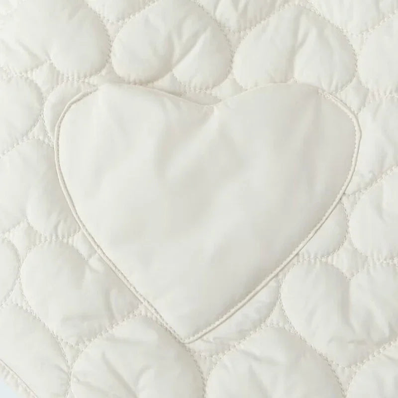 Cotton-Padded Jacket for Women, O-Neck Tops, Thickened Loose Coat, Warm Winter Outwear, Fashion Jacket