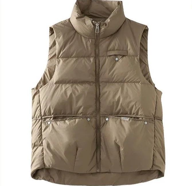 Women's Vests Warm Loose Sleeveless Youthful Trend 2025 Lady Padded Cotton Giletes Insulated Casual Demi-season Autumn Cheap