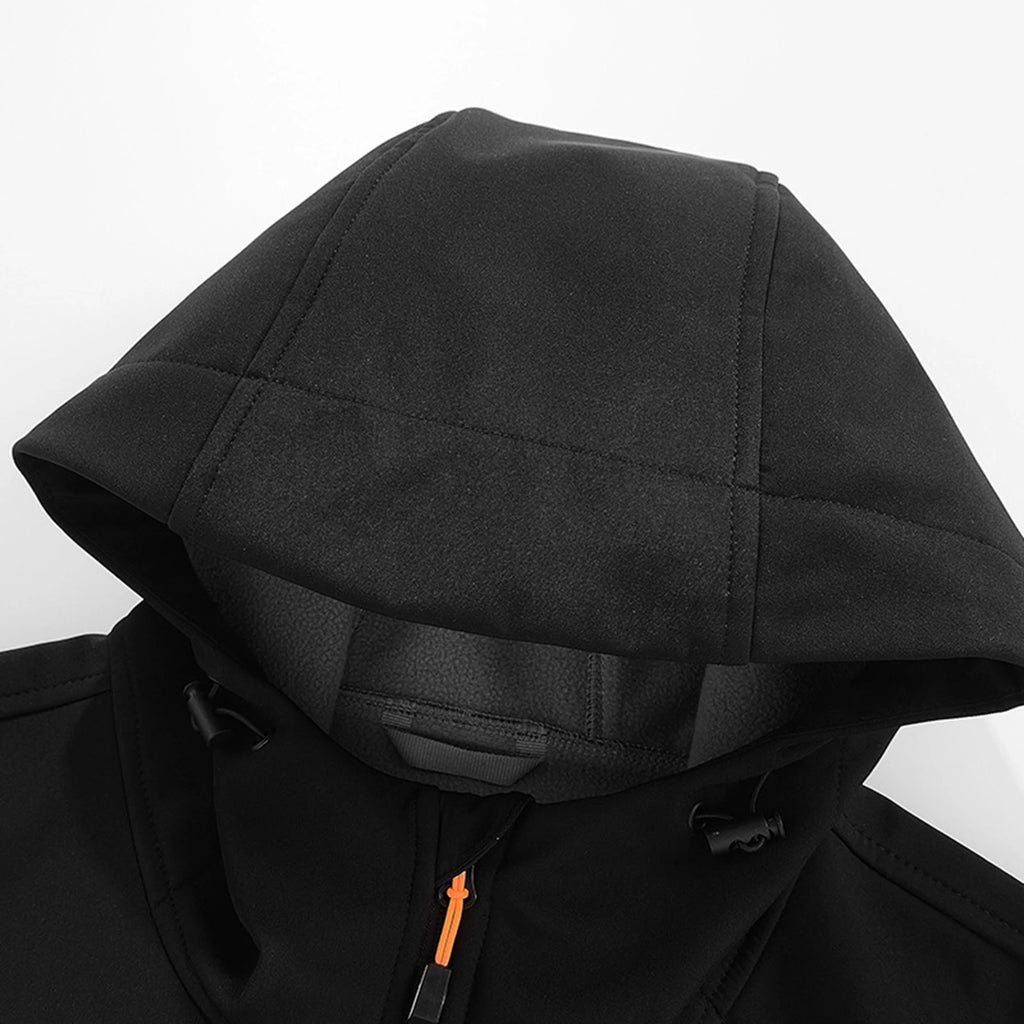 Autumn Winter Hooded Jackets For Man Outdoor Hiking Hunting Fishing Waterproof Hooded Casual Fleece Jackets Men Outwear Coats