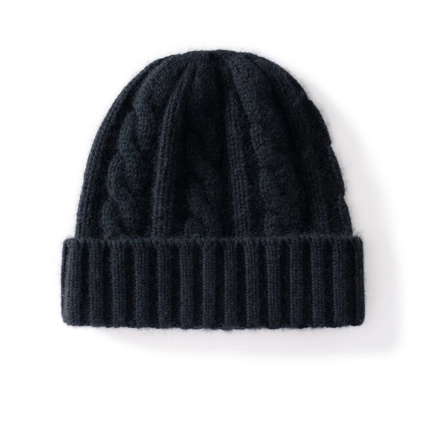 Cashmere Hat For Women/Men Winter New Thickened Fashion Solid Twisted Knitted Beanies Hats Casual Unisex Outdoor Soft Warm Caps