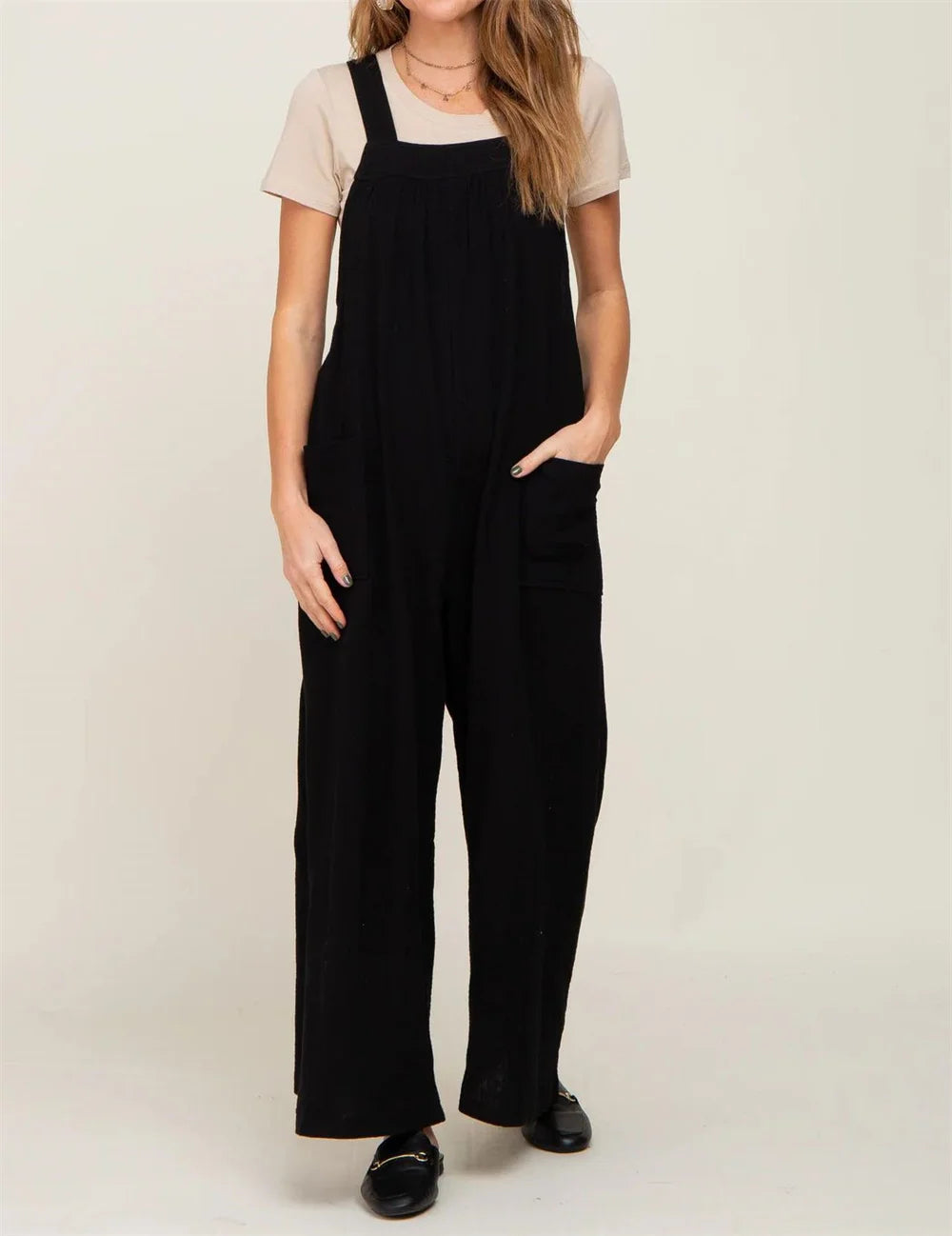 Maternity Clothes Cargo Pants Pregnant Women Clothing Wide-leg Overall Lace-up Mother Trousers Casual Maternity Workwear Pants