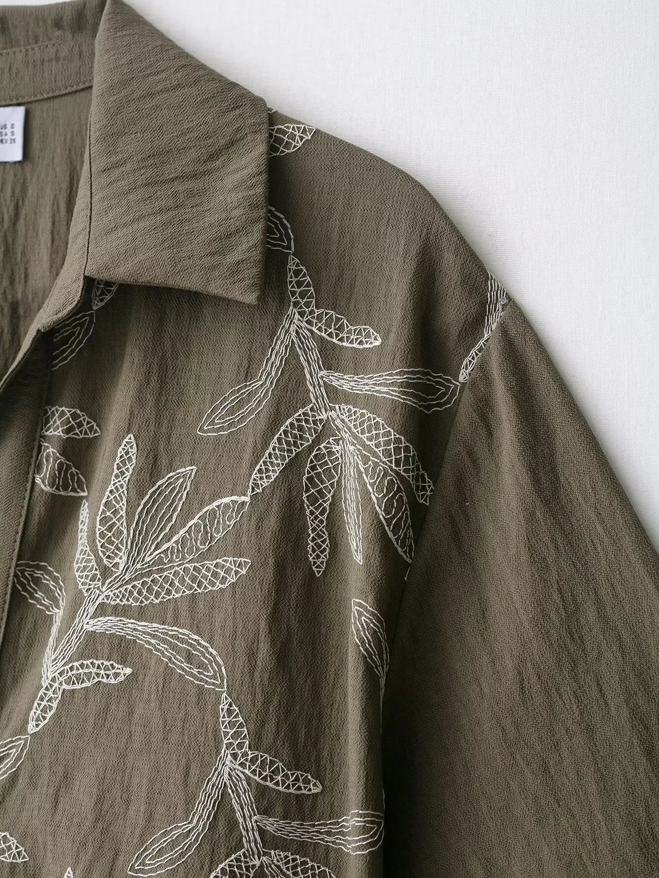 2025 Fashion Elegant Woman Embroidery Short Skirts Sets Women Leisure 2 Piece New Summer Lapel Short Tops +Skirts Two Piece