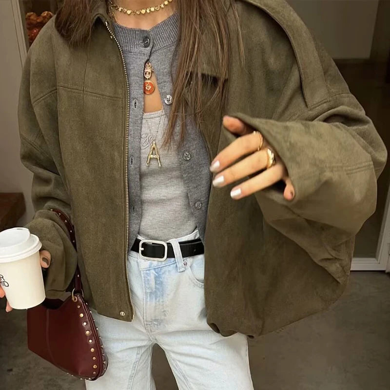 Women's Coat  2025 New Fashion Autumn and Winter Casual Jacket for Women Loose Chic Ladies Jacket