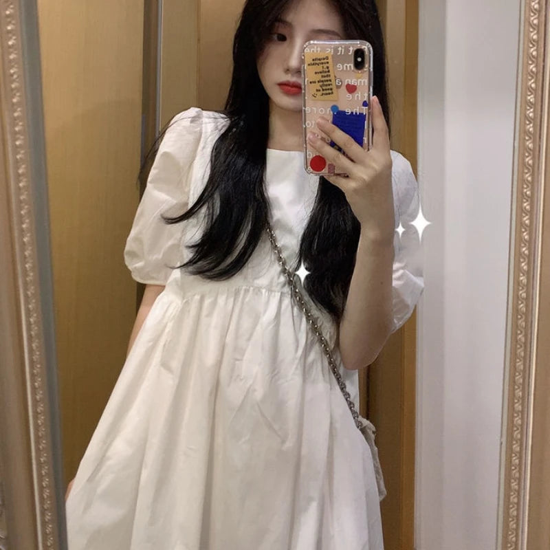 Female Dresses 2025 Midi White Clothing Women's Dress Cheap Casual One-piece Hot Xxl Chic and Elegant Pretty Vintage Harajuku X