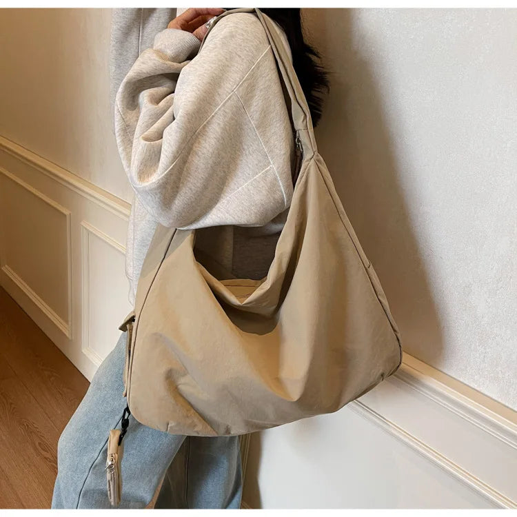 Women's Handbag Large Women Shoulder Shopper Bag Canvas Luxury Designer Cloth Tote Bags for Woman 2025 Trend Brands Big Female