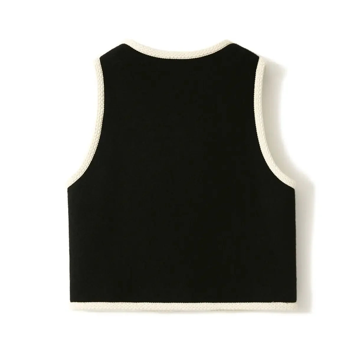 Vest for Women Clothes Fashion 2025 Black Insulated Sleeveless Wool Waistcoat Woman Cold Cheap Lightweight Padded Casual Elegant