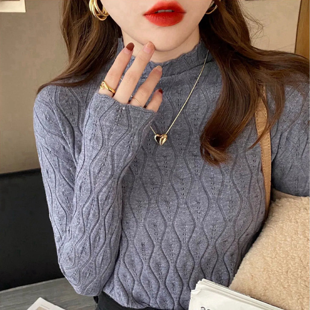 Cashmere Turtleneck Women Sweaters 2025 Autumn Winter Warm Pullover Slim Tops Knitted Sweater Jumper Soft Pull Female
