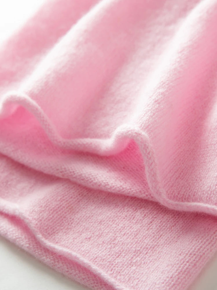 Women 100% Cashmere Bottom Price Tube Scarf Light Chimney Scarf Neck Gaiter Warmer Cowl Collar Loop Soft Knit Accessories Kids