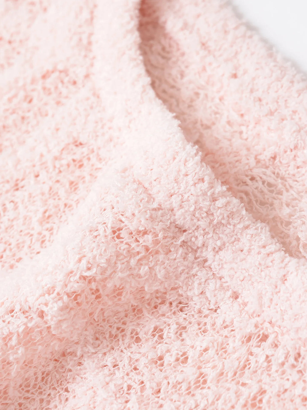 Women's clothing 2025 summer new style fashionable light-cooked style flower print texture knitted top