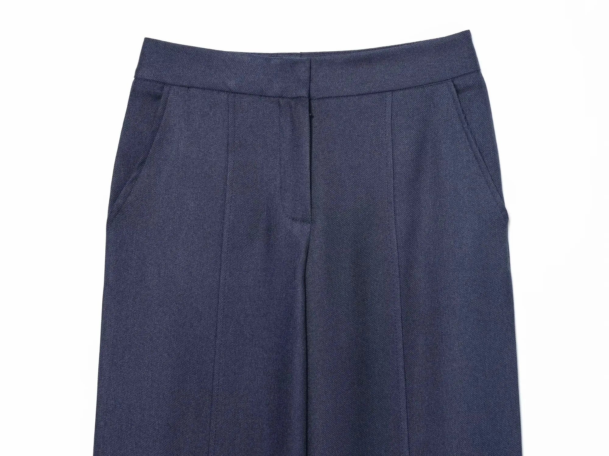 Women Winter  Autumn New Products Women's Clothing Long-sleeved Lapel Short Jacket Top Edge Straight Leg Pants Suit