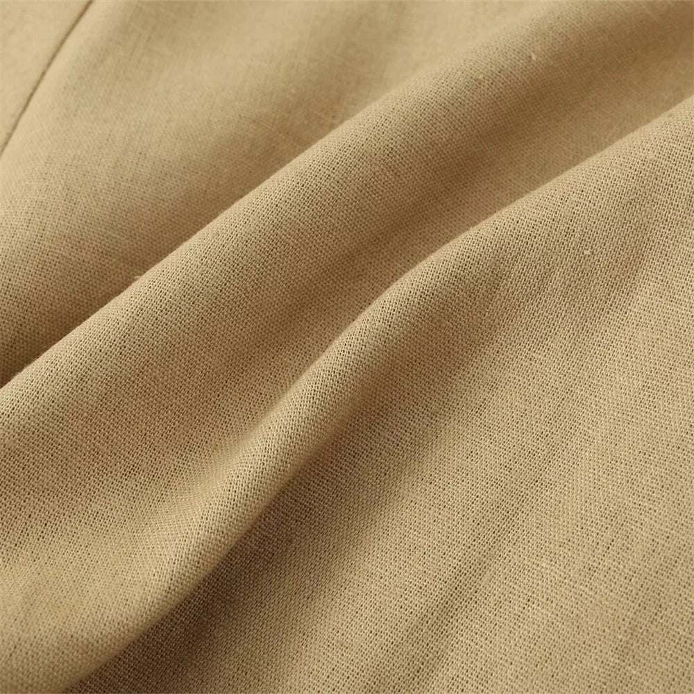 new women's clothing is stylish casual and simple in design paired with a belt and casual shorts