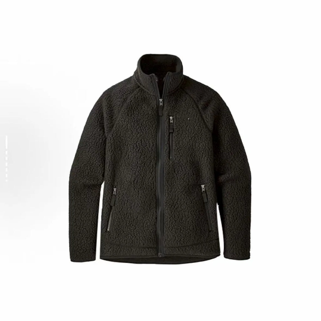 Winter stand collar wool jacket, warm and soft wool fleece, autumn casual jacket, outdoor daily wear, winter jacket for men